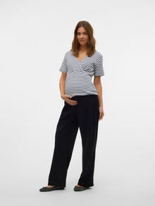 MAMA.LICIOUS Pantalones Corte regular -Black - 20021389