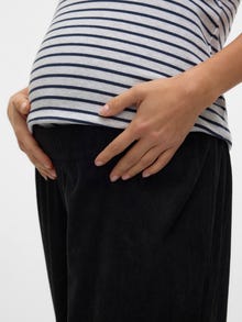 MAMA.LICIOUS Regular Fit Trousers -Black - 20021389