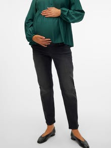 MAMA.LICIOUS Krój mom Jeans -Black Denim - 20021456