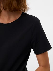 MAMA.LICIOUS Regular Fit O-hals T-skjorte -Pale Mauve - 20021488