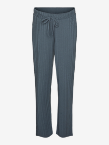 MAMA.LICIOUS Regular Fit Mid rise Trousers -Stormy Weather - 20021509