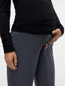 MAMA.LICIOUS Regular Fit Mid rise Trousers -Stormy Weather - 20021509