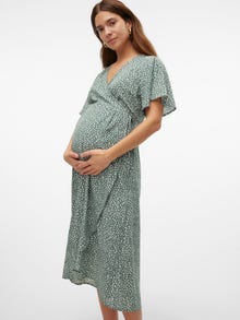 MAMA.LICIOUS VMMLIZA Maternity Dress -Dark Forest - 20021550
