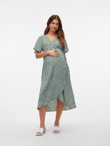 MAMA.LICIOUS VMMLIZA Maternity Dress -Dark Forest - 20021550