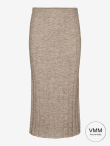 MAMA.LICIOUS Long skirt -Silver Mink - 20021588