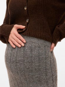 MAMA.LICIOUS Pitkä hame -Medium Grey Melange - 20021588