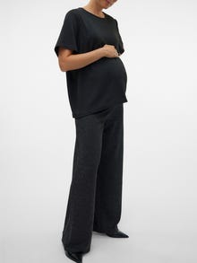MAMA.LICIOUS Pantalons Wide Leg Fit -Black - 20021589