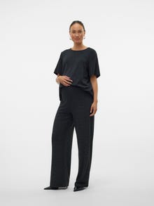 MAMA.LICIOUS Pantalons Wide Leg Fit -Black - 20021589