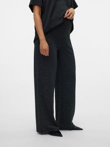 MAMA.LICIOUS Pantalons Wide Leg Fit -Black - 20021589