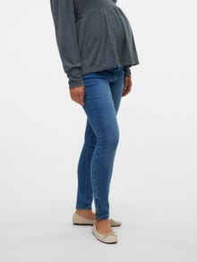 MAMA.LICIOUS Krój skinny Jeans -Medium Blue Denim - 20021655