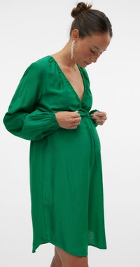 MLMARIE Zwangerschapsjurk | Midden Groen | MAMA.LICIOUS®