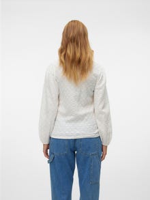 MAMA.LICIOUS Top Regular Fit Paricollo -Snow White - 20021720