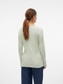 MAMA.LICIOUS Tops Corte tight Cuello redondo -Sea Foam - 20021809
