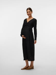 MAMA.LICIOUS MLANGIA Maternity Dress -Black - 20021830