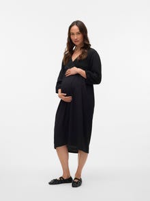 MAMA.LICIOUS MLCHARLENE Graviditetskjole -Black - 20021832
