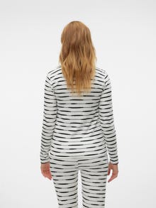 MAMA.LICIOUS Tops Regular Fit Col rond -Snow White - 20021849