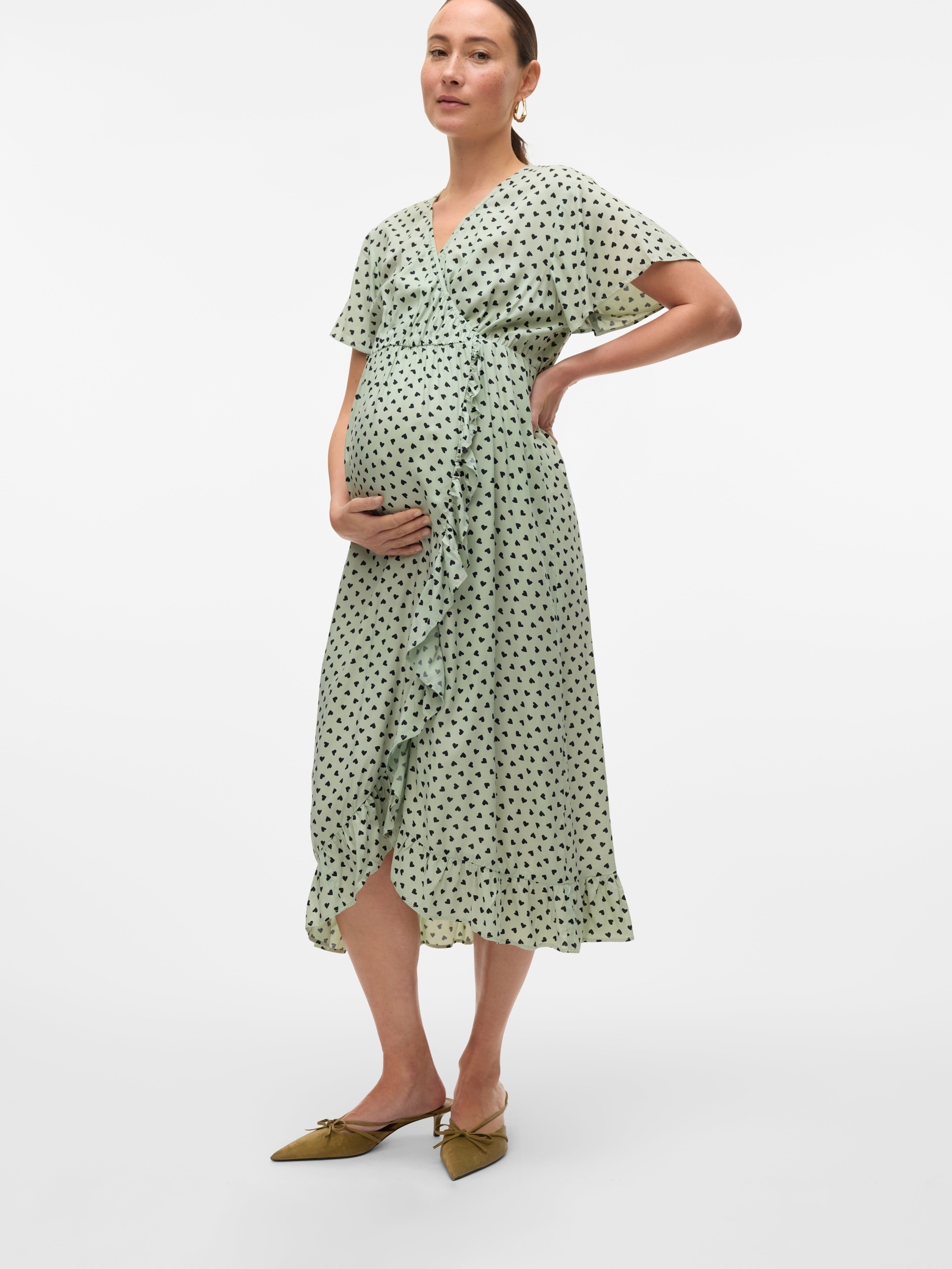 MLSOPHIE Maternity Dress | Light Green | MAMA.LICIOUS MLSOPHIE Maternity Dress | Light Green | MAMA.LICIOUS