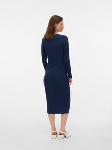 MAMA.LICIOUS Tavapärane lõige Ümmargune kaelus Pikem kleit -Navy Blazer - 20021956