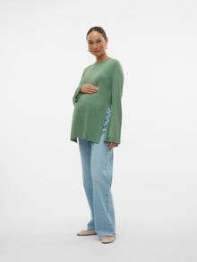 MAMA.LICIOUS Tops Regular Fit Col rond -Hedge Green - 20022005
