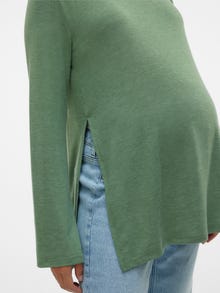 MAMA.LICIOUS Tops Regular Fit Col rond -Hedge Green - 20022005