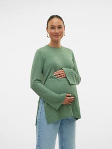 MAMA.LICIOUS Tops Regular Fit Col rond -Hedge Green - 20022005