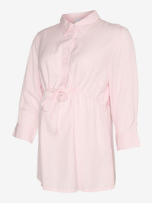 MAMA.LICIOUS Regular Fit Shirt collar Buttoned cuffs Shirt -Sweet Dreams - 20022074