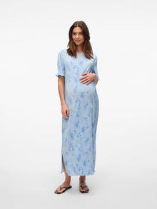 MAMA.LICIOUS MLAURA Maternity Dress -Niagara Mist - 20022092