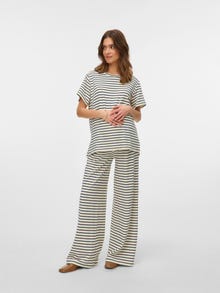 MAMA.LICIOUS Pantalones Corte regular Tiro alto -Birch - 20022100