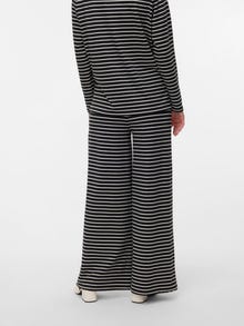 MAMA.LICIOUS Pantalons Regular Fit Taille haute -Black - 20022100