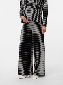 MAMA.LICIOUS Pantaloni Regular Fit Vita alta -Black - 20022100