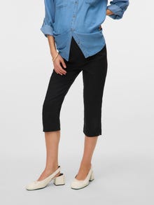 MAMA.LICIOUS Cropped Fit Byxor -Black - 20022145
