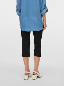 MAMA.LICIOUS Cropped Fit Byxor -Black - 20022145