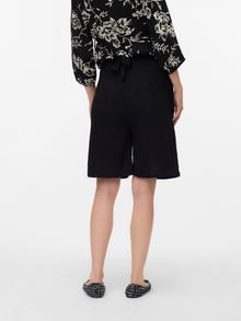 MAMA.LICIOUS Shorts Regular Fit Taille haute -Black - 20022162