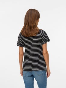 MAMA.LICIOUS Regular fit O-pääntie Topit -Black - 20022202