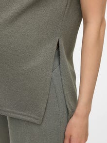 MAMA.LICIOUS Top Regular Fit Paricollo -Agave Green - 20022206