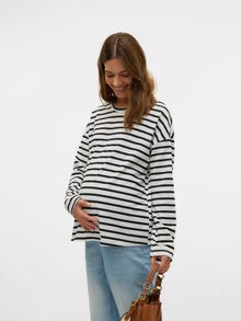 MAMA.LICIOUS Normal passform O-ringning Topp -Snow White - 20022210