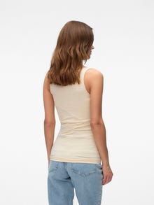 MAMA.LICIOUS Bodycon fit V-Hals Top -Birch - 20022212