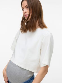 MAMA.LICIOUS Tops Corte regular Cuello redondo -Snow White - 20022222