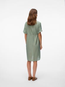 MAMA.LICIOUS MLZAHARA Gravidkjole -Agave Green - 20022230