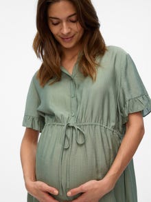 MAMA.LICIOUS MLZAHARA Gravidklänning -Agave Green - 20022230