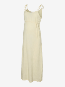 MAMA.LICIOUS Regular Fit Decote em O Vestido médio -Anise Flower - 20022239