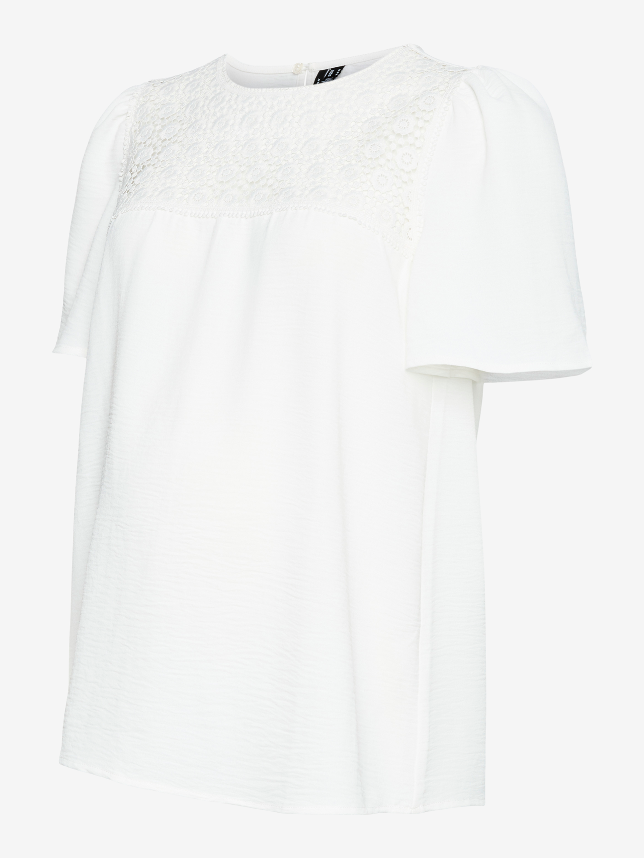 MAMA.LICIOUS Regular fit O-hals Top -Cloud Dancer - 20022317