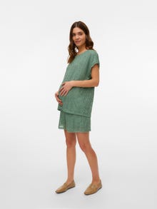 MAMA.LICIOUS Pravidelný strih Šortky -Hedge Green - 20022322