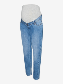 MAMA.LICIOUS Jeans Mom Fit Taille moyenne -Medium Blue Denim - 20022341