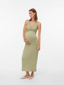 MAMA.LICIOUS MLHARLOW Umstandskleid -Fog Green - 20022359