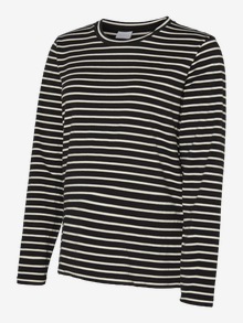 MAMA.LICIOUS Regular Fit Round Neck Top -Black - 20022363