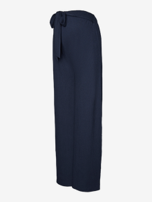 MAMA.LICIOUS Weiter Beinschnitt Hose -Navy Blazer - 20022378