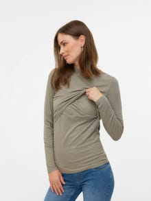 MAMA.LICIOUS Tops Regular Fit Col rond -Overland Trek - 20022386