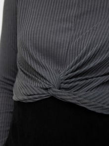 MAMA.LICIOUS Cropped Fit štýl Okrúhly výstrih Top -Magnet - 20022432