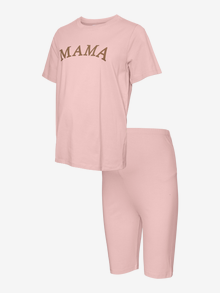 MAMA.LICIOUS Normal geschnitten Rundhals Top -Pale Mauve - 20022464